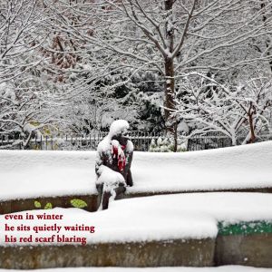 Human Snow Man (Haiku) Sm